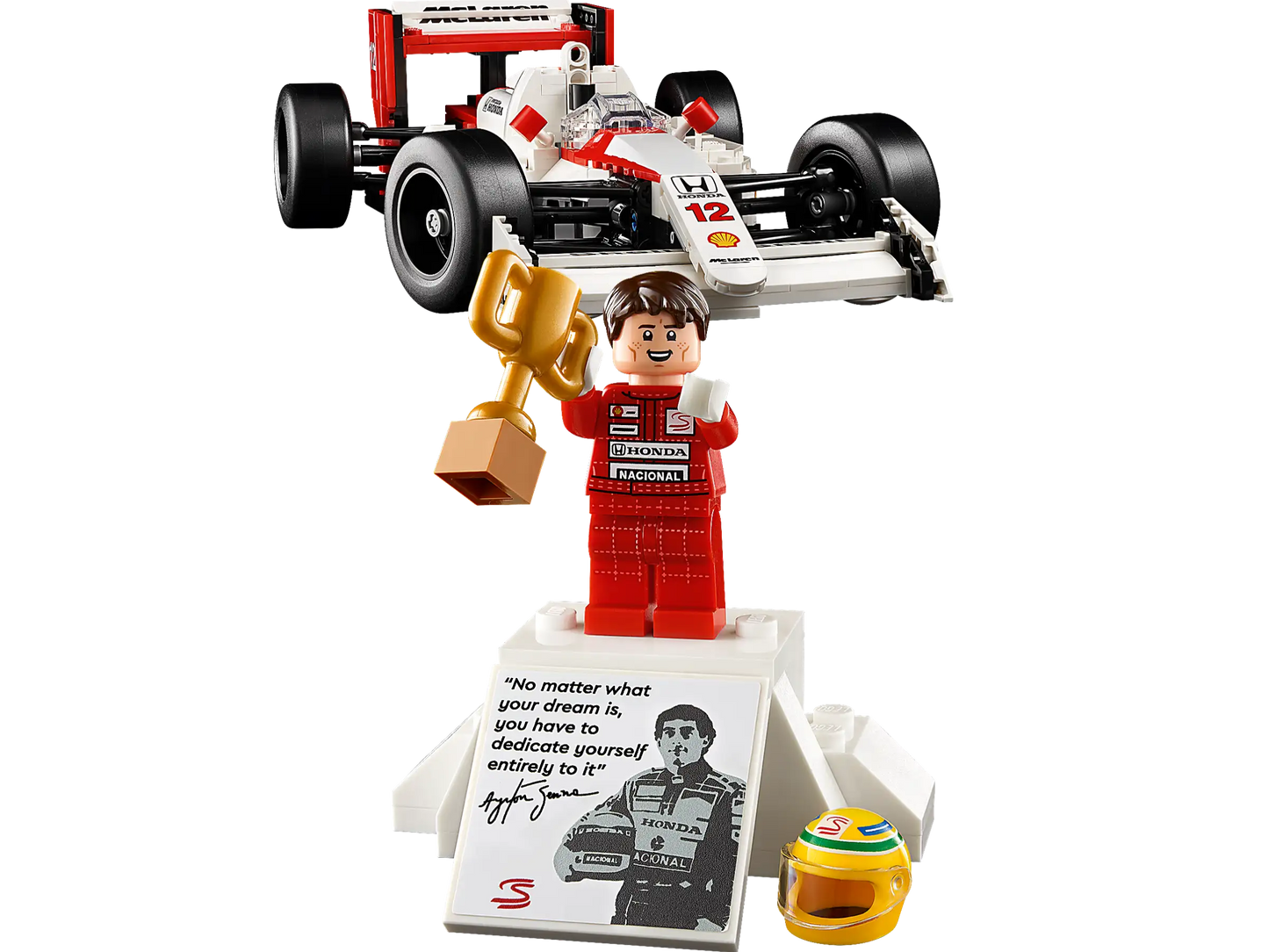 LEGO Icons McLaren MP4/4 en Ayrton Senna 10330 - RaceRevolution