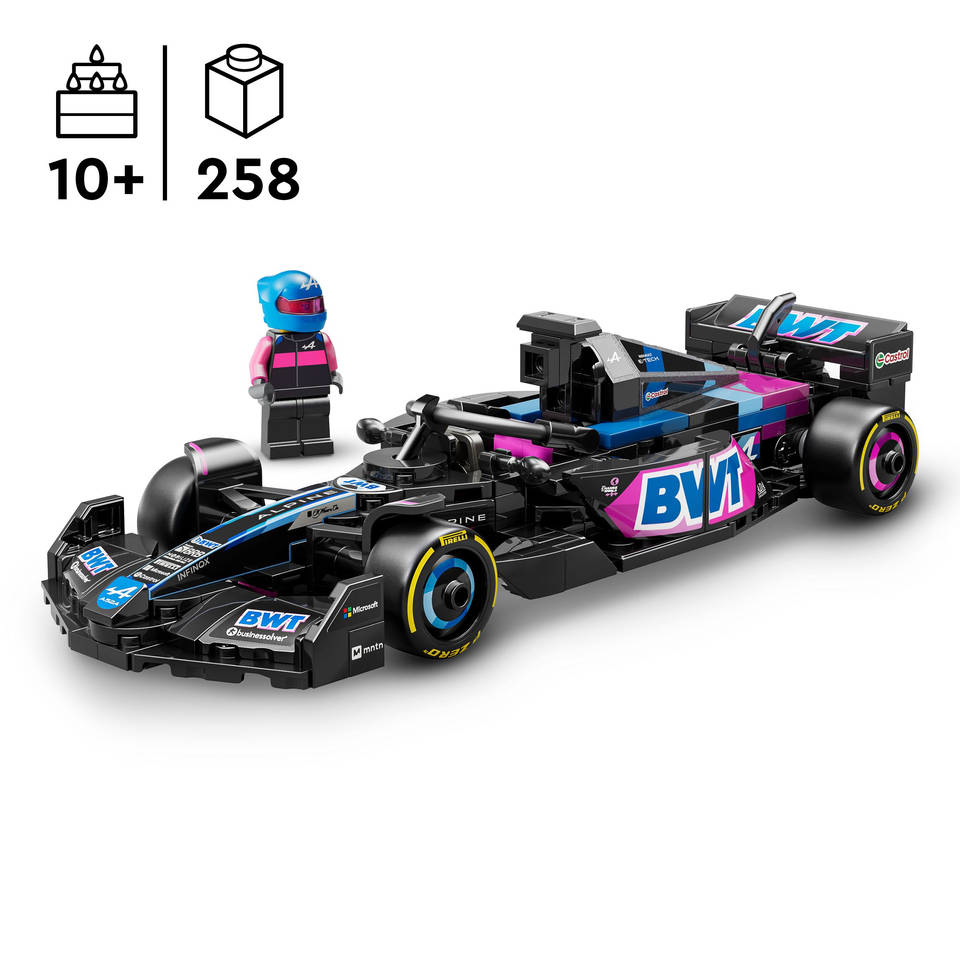 LEGO Speed Champions BWT Alpine F1 Team A524 Race Car 77248