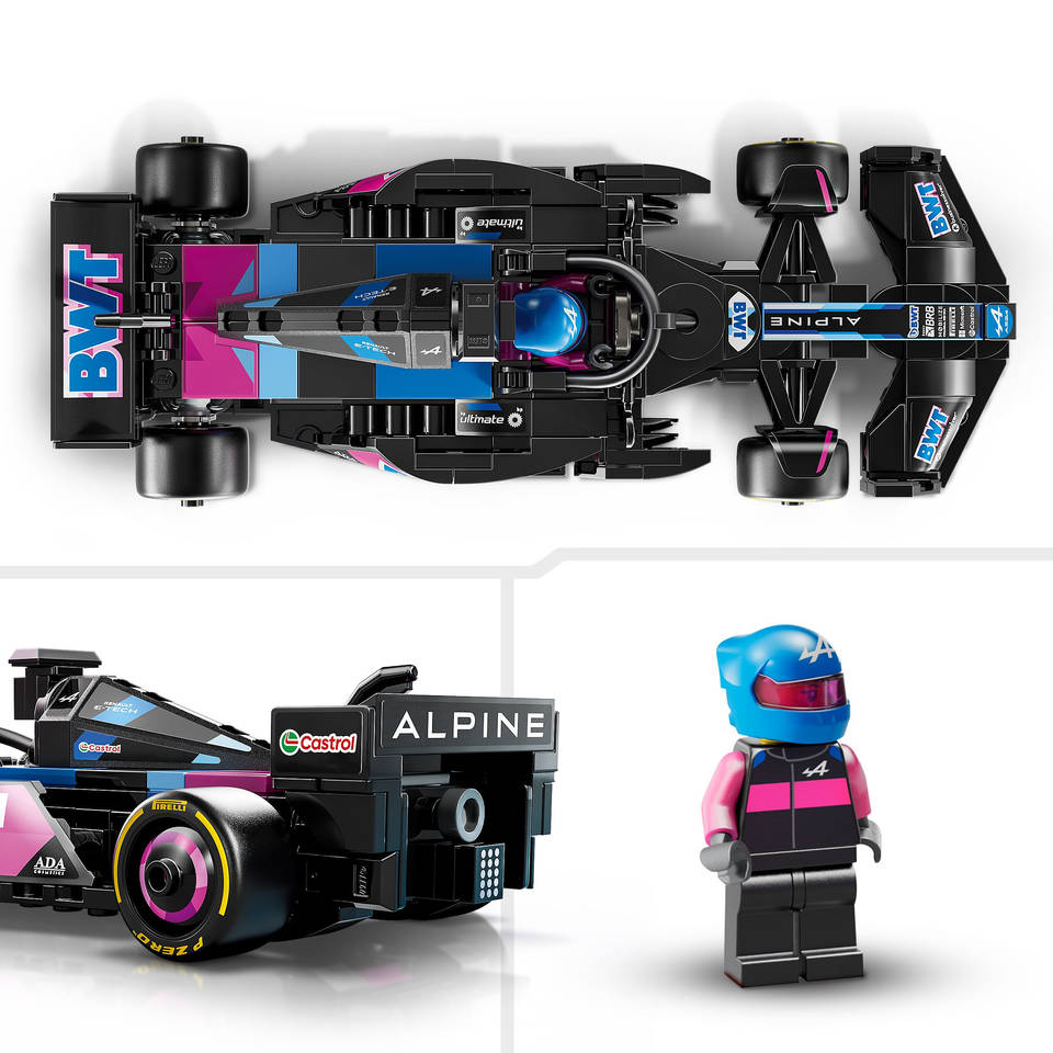 LEGO Speed Champions BWT Alpine F1 Team A524 Race Car 77248