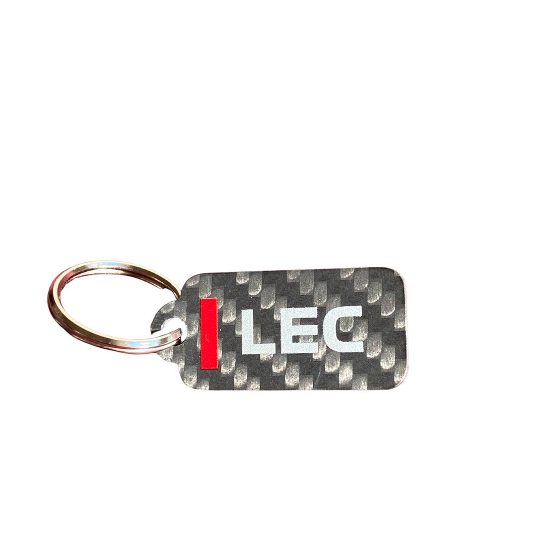 Charles Leclerc Carbon Fiber Sleutelhanger – Ferrari Premium Accessoire - RaceRevolution