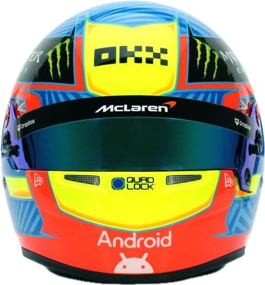 Oscar Piastri 2024 Mini Helmet - Bell 1:2