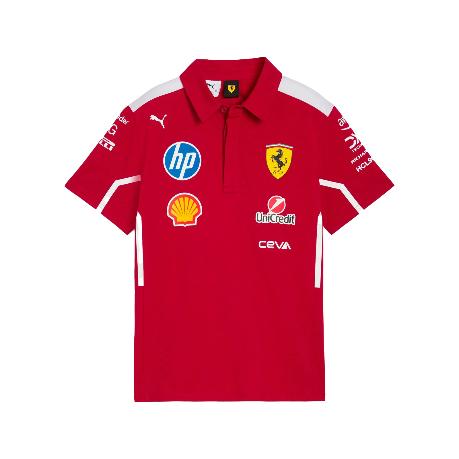 Scuderia Ferrari F1 PUMA 2025 team polo - RaceRevolution