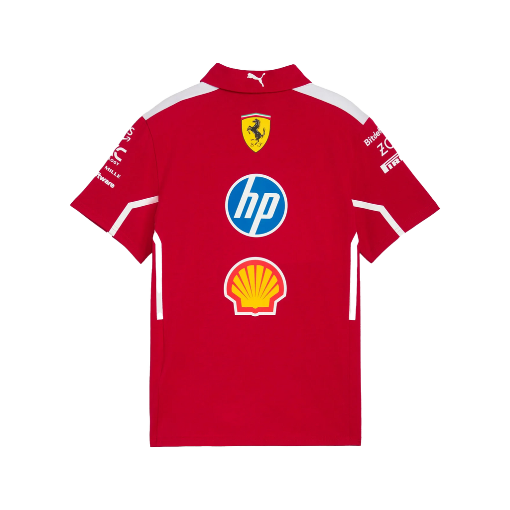 Scuderia Ferrari F1 PUMA 2025 team polo - RaceRevolution