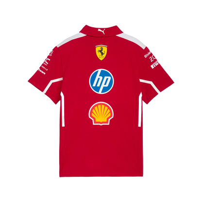 Scuderia Ferrari F1 PUMA 2025 team polo - RaceRevolution