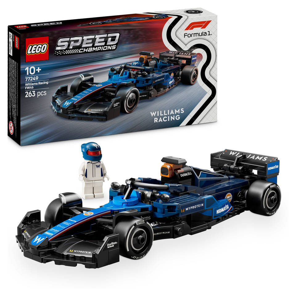 LEGO Speed Champions Williams Racing FW46 F1 racewagen 77249 - RaceRevolution