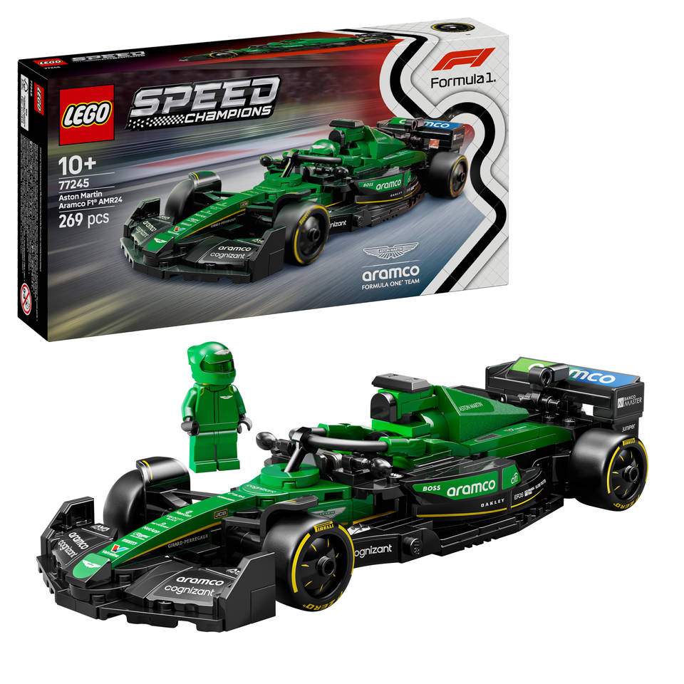 LEGO Speed Champions Aston Martin Aramco F1 AMR24 racewagen 77245 - RaceRevolution