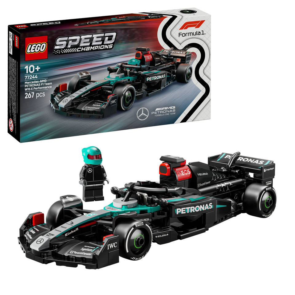 LEGO Speed Champions Mercedes-AMG F1 W15 racewagen 77244 - RaceRevolution