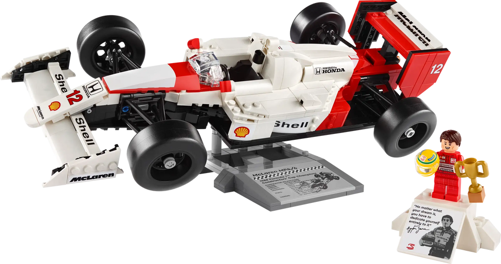 LEGO Icons  McLaren MP4/4 en Ayrton Senna 10330 - RaceRevolution