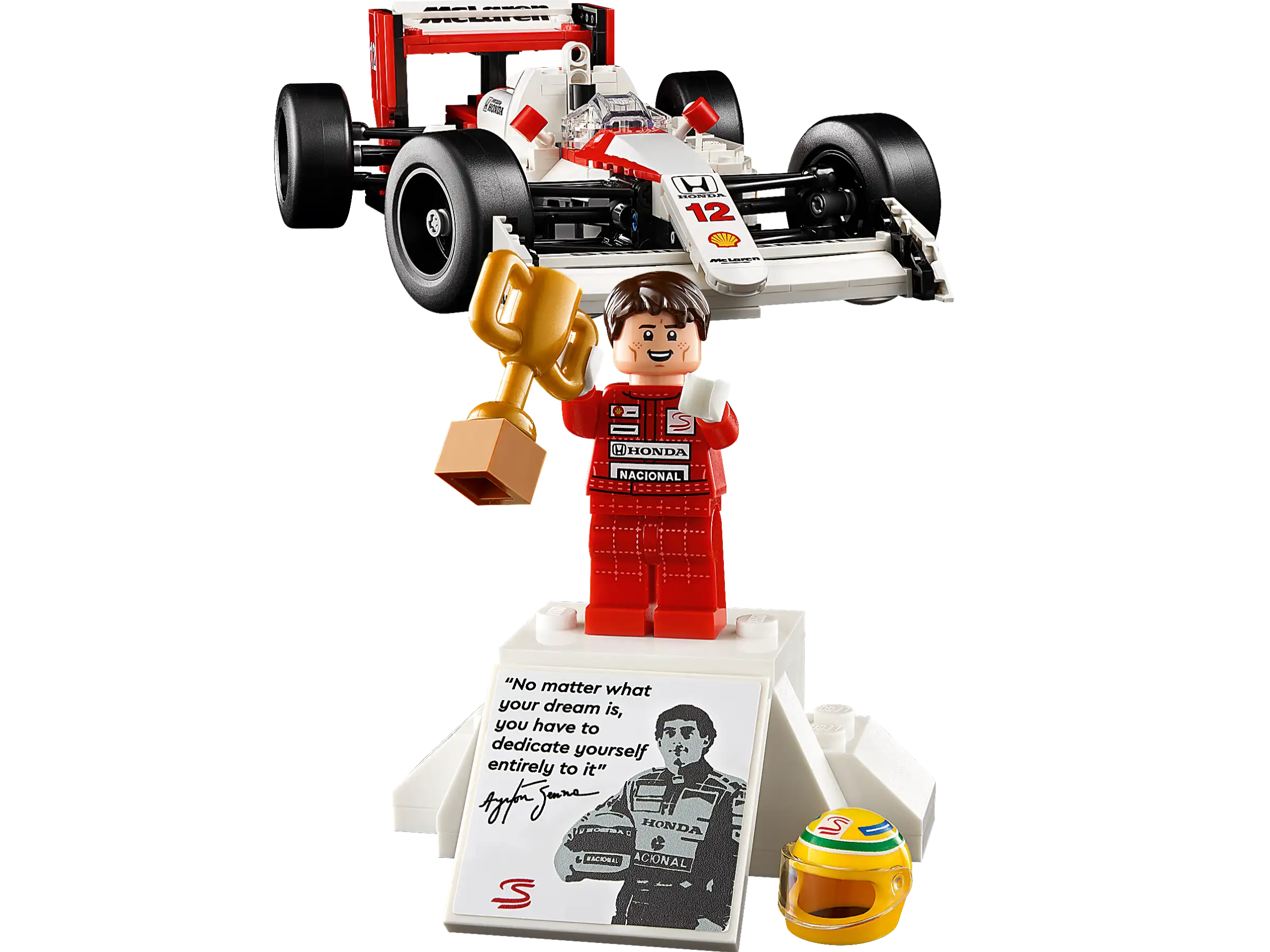 LEGO Icons  McLaren MP4/4 en Ayrton Senna 10330 - RaceRevolution