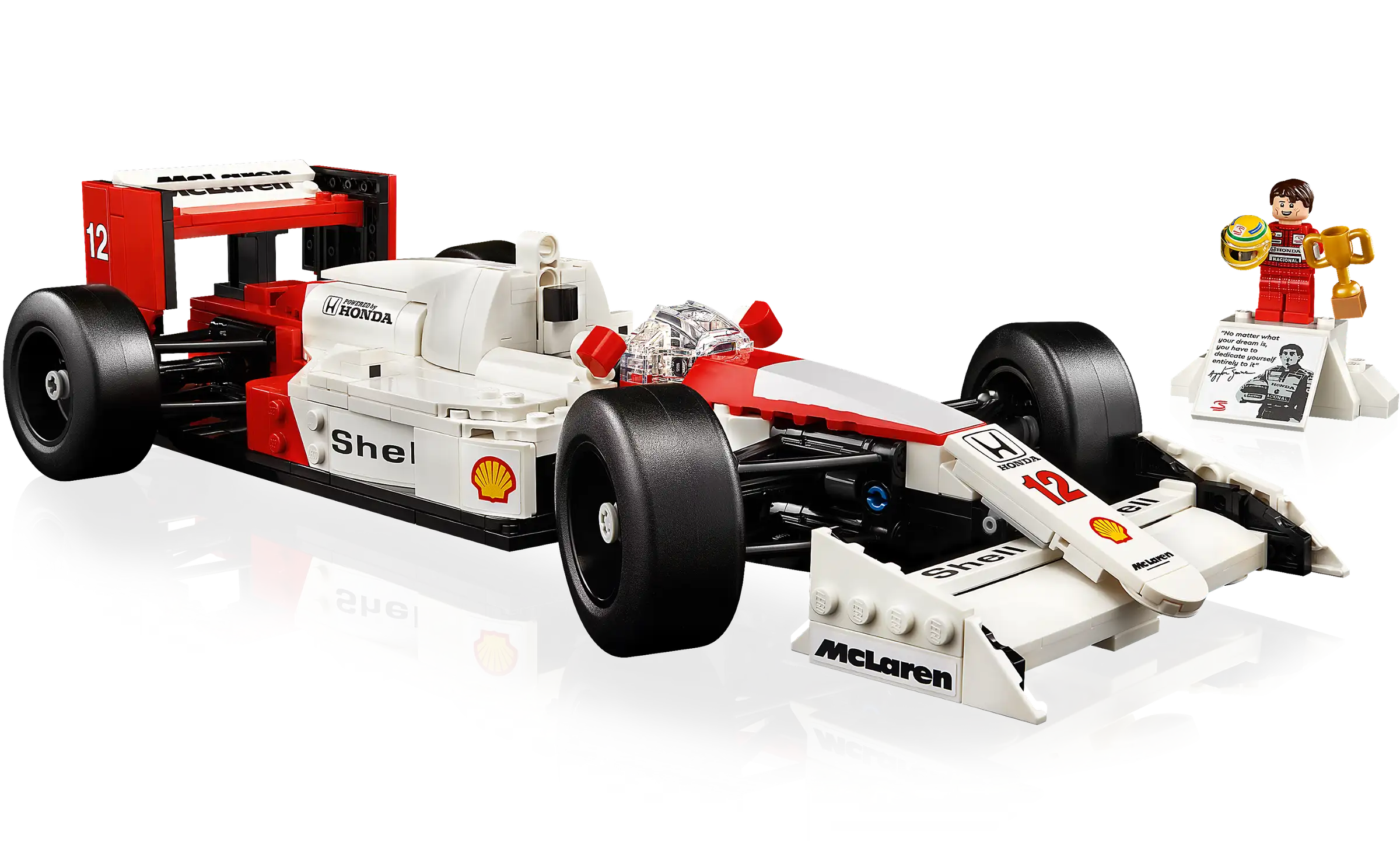 LEGO Icons  McLaren MP4/4 en Ayrton Senna 10330 - RaceRevolution