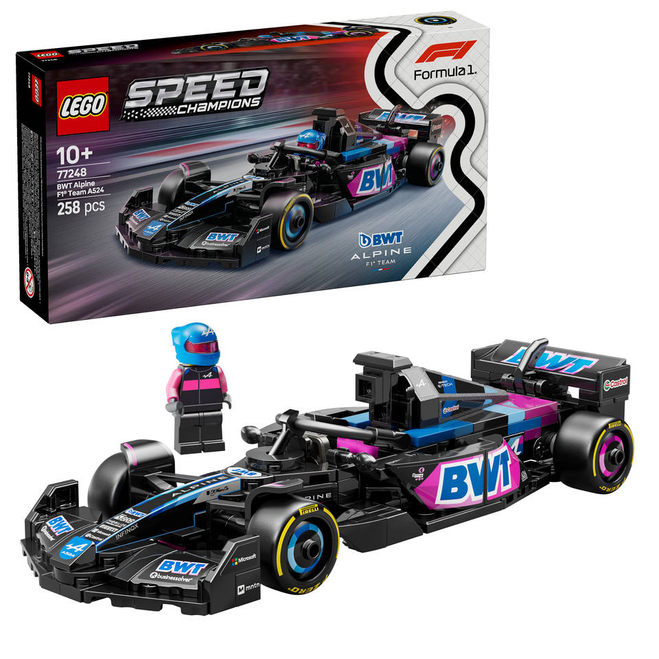 LEGO Speed Champions BWT Alpine F1 Team A524 racewagen 77248 - RaceRevolution
