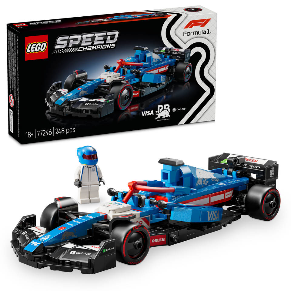 LEGO Speed Champions Visa Cash App RB VCARB 01 F1 racewagen 77246 - RaceRevolution