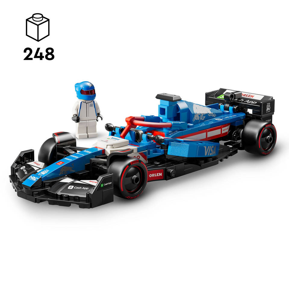 LEGO Speed Champions Visa Cash App RB VCARB 01 F1 racewagen 77246 - RaceRevolution