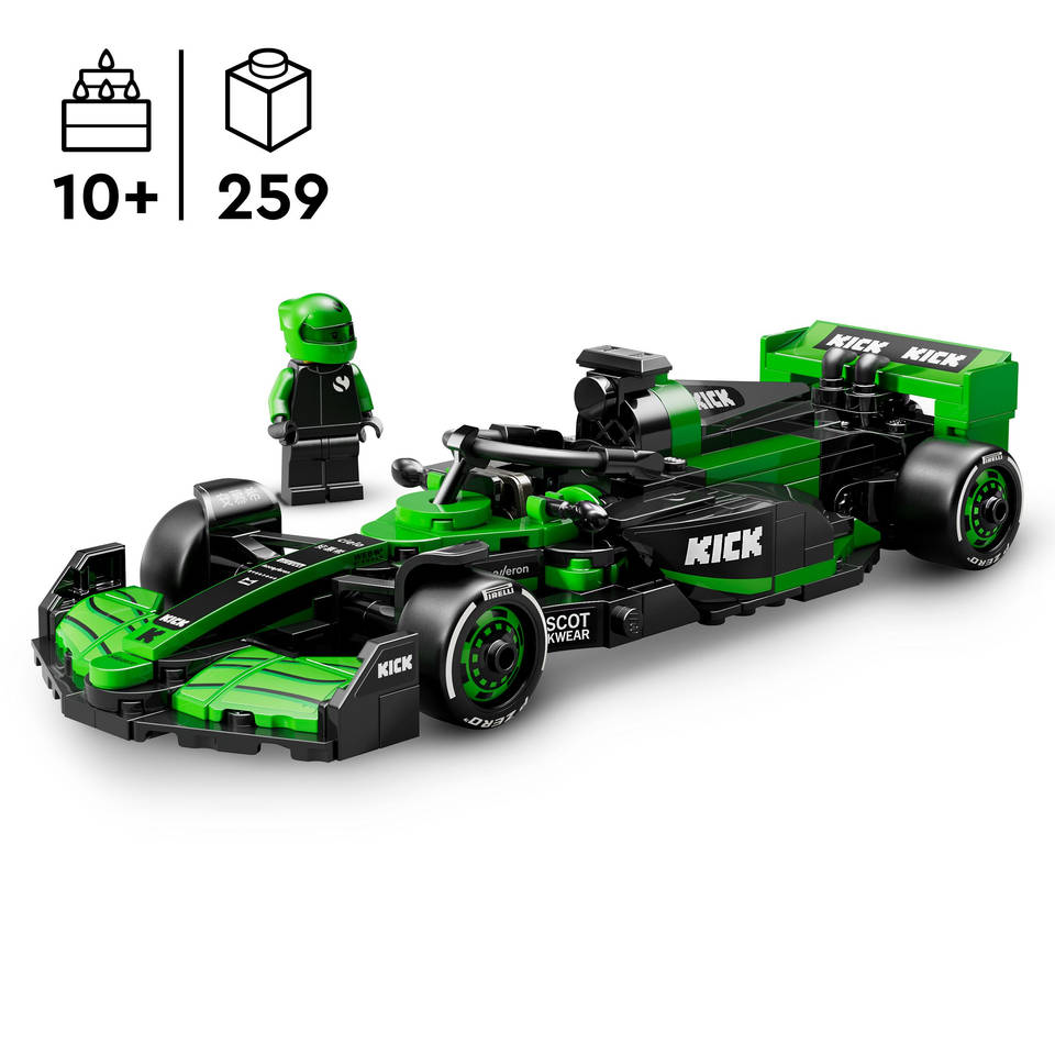 LEGO Speed Champions KICK Sauber F1 Team C44 racewagen 77247 - RaceRevolution